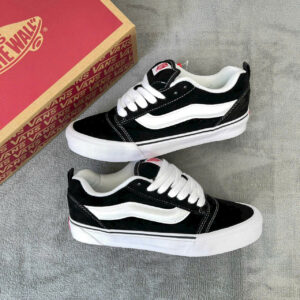 Giày Vans Knu Skool Black White Like Auth