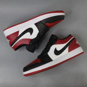 Giày Nike Air Jordan 1 Low Red Black Toe Like Auth