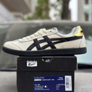 Giày Onitsuka Tokuten Tiger Black White Like Auth