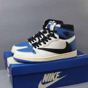 Giày Nike Air Jordan 1 Travis xanh