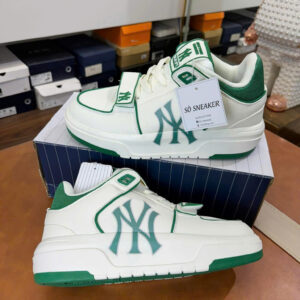 Giày MLB Cổ Cao Chunky Liner Mid New York Yankees Green