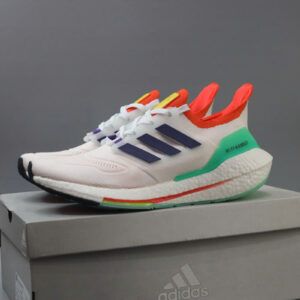 Giày Adidas Ultraboost 22 Crystal White Legacy Indigo Turbo Like Auth